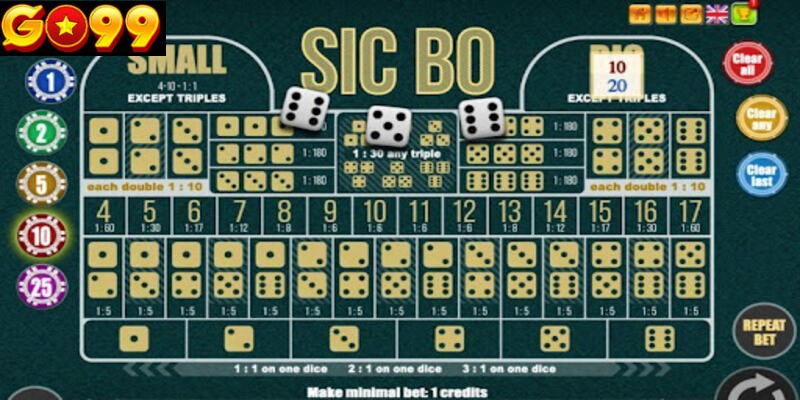 Sicbo là game cá cược đổi thưởng hot tại sảnh BBIN